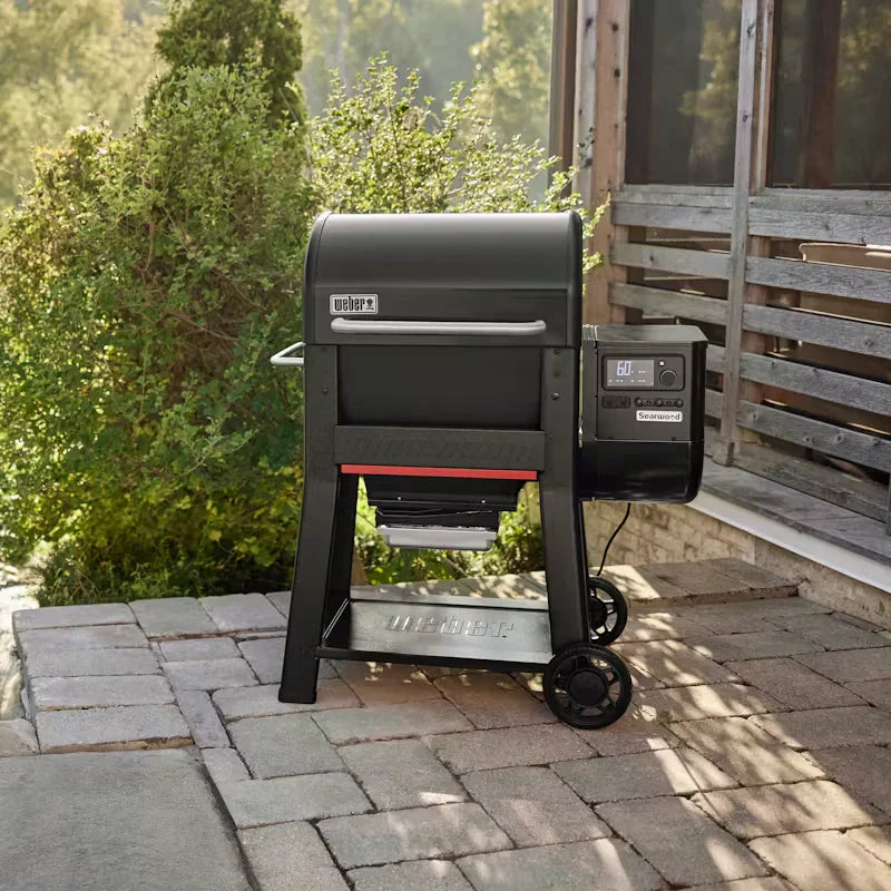 Weber Searwood 600 Wood Pellet Smoker BBQ Grill - Image 7